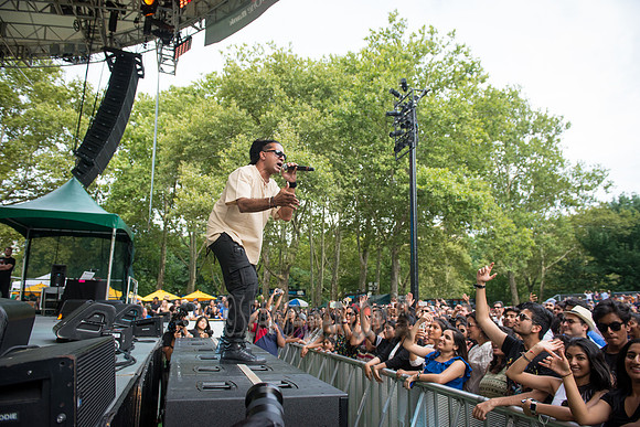 Apache Indian - Basement Bhangra 20th Anniversary - Central Park - NYC - 2017