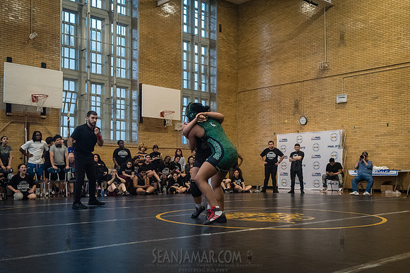PSAL Girls Team Wrestling Championship - Grover Cleveland HS - N