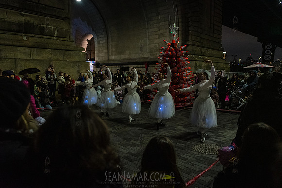 DID Christmas Tree Lighting - Dumbo Archway - NYC - 2024