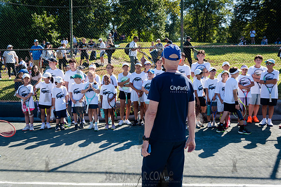 CPF Play - Lacoste Foundation Tennis Clinic - Central Park Tenni
