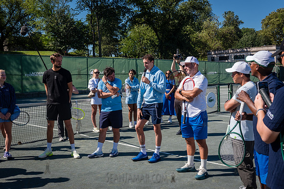 CPF Play - Lacoste Foundation Tennis Clinic - Central Park Tenni