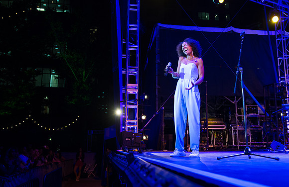 Amel Larrieux - Damrosch Park Bandshell Lincoln Center - NYC - 2014