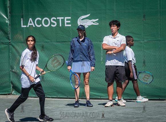 CPF Play - Lacoste Foundation Tennis Clinic - Central Park Tenni