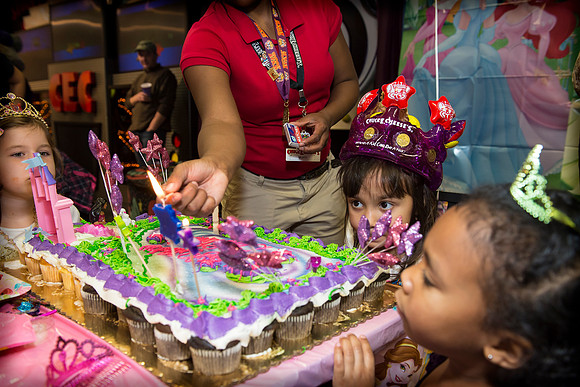 Christina's Princess Party - Chuck E. Cheese - Paramus NJ - 2012