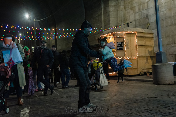 DID Christmas Tree Lighting - Dumbo Archway - NYC - 2024