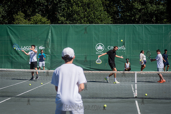 CPF Play - Lacoste Foundation Tennis Clinic - Central Park Tenni