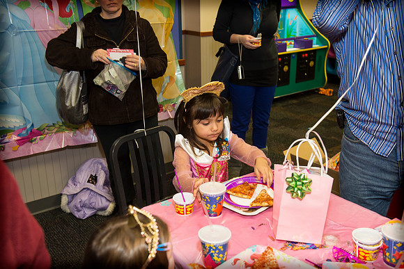 Christina's Princess Party - Chuck E. Cheese - Paramus NJ - 2012