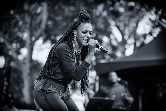 WBLS 6th Annual R&B Fest - Joi Starr - Rumesey Playfield Central Park - NYC - 2014
