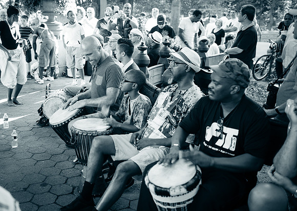 Chaka Chocolate Drum Circle - Central Park - NYC -2015