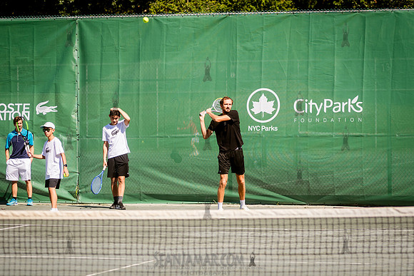 CPF Play - Lacoste Foundation Tennis Clinic - Central Park Tenni