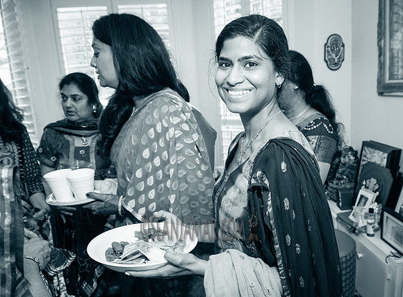 Khyaati and Joshua Ganesh Pooja - The Morar Home - Weatherford TX - 2017