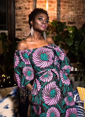 Eugenia Tetteh - Simply Maam - Afrolux Shoot - Shells Loft - BK
