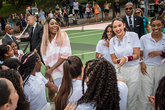 Venus Williams Tennis Court Dedication - St Marys Park - NYC - 2