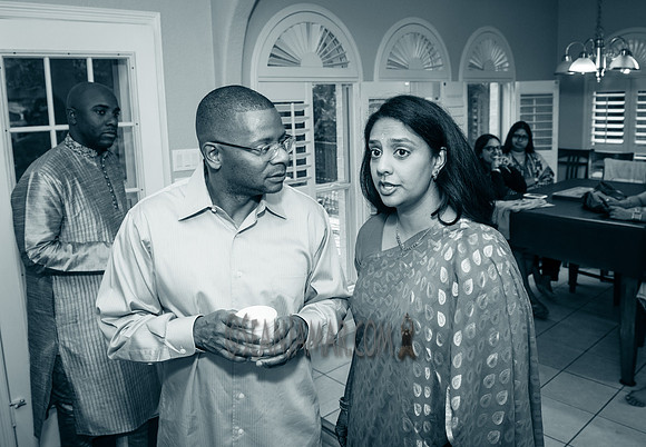 Khyaati and Joshua Ganesh Pooja - The Morar Home - Weatherford TX - 2017