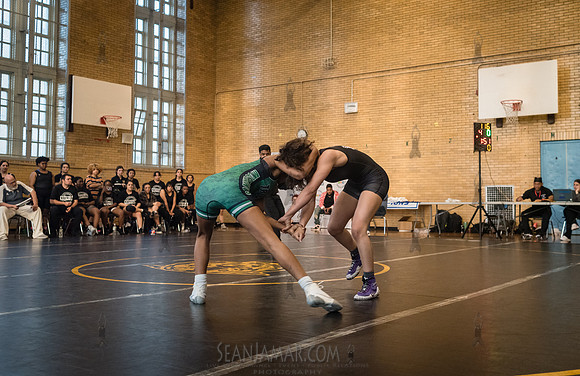 PSAL Girls Team Wrestling Championship - Grover Cleveland HS - N