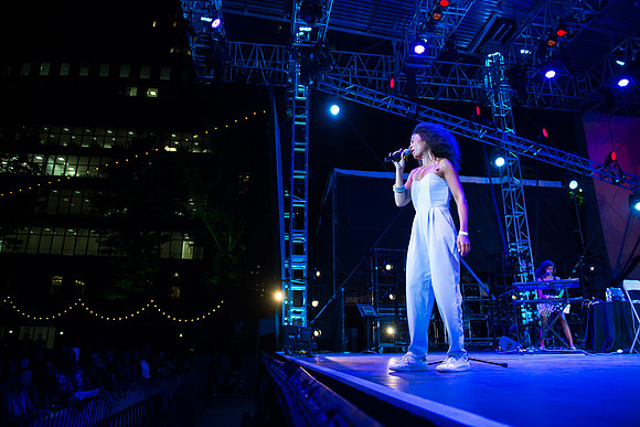 Amel Larrieux - Damrosch Park Bandshell Lincoln Center - NYC - 2014