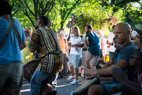 Chaka Chocolate Drum Circle - Central Park - NYC -2015