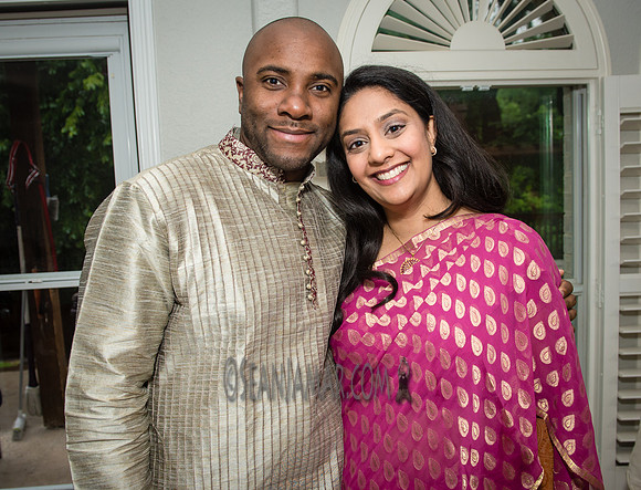 Khyaati and Joshua Ganesh Pooja - The Morar Home - Weatherford TX - 2017