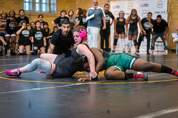 PSAL Girls Team Wrestling Championship - Grover Cleveland HS - N