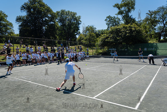 CPF Play - Lacoste Foundation Tennis Clinic - Central Park Tenni