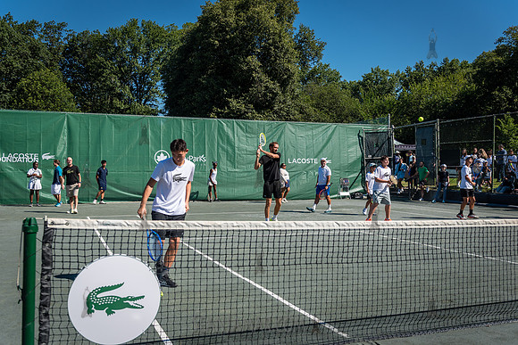 CPF Play - Lacoste Foundation Tennis Clinic - Central Park Tenni