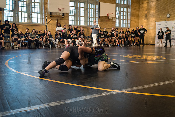PSAL Girls Team Wrestling Championship - Grover Cleveland HS - N