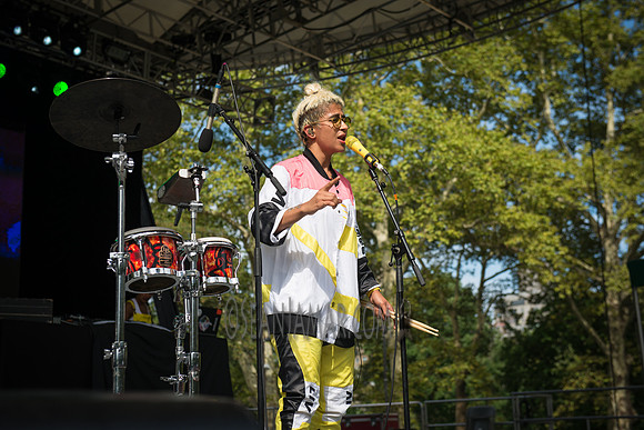 Madame Gandhi - Basement Bhangra 20th Anniversary - Central Park - NYC - 2017