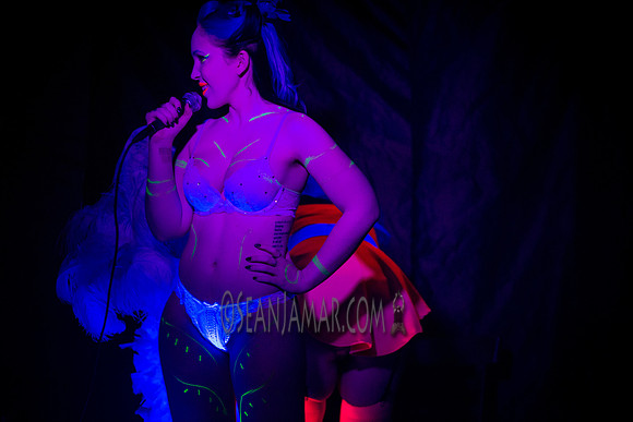 Kita St Cyr - Glow Burlesque - Hells Kitchen Lounge - Newark NJ - March 2017