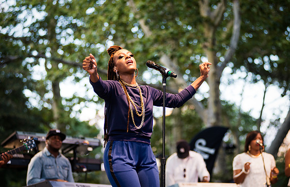 WBLS 6th Annual R&B Fest - Joi Starr - Rumesey Playfield Central Park - NYC - 2014