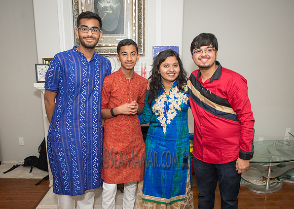 Khyaati and Joshua Ganesh Pooja - The Morar Home - Weatherford TX - 2017