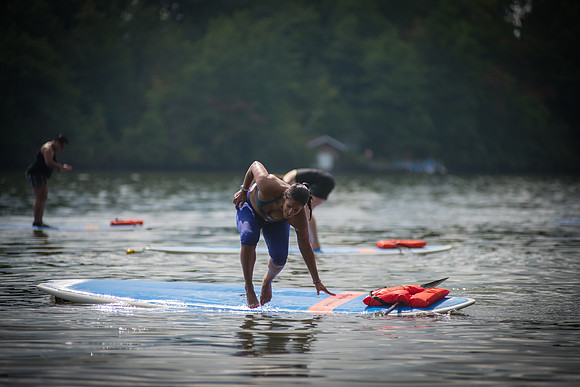 Lisa Freys SUP Yoga - Greenwood Lake - Hewitt NJ - 2014