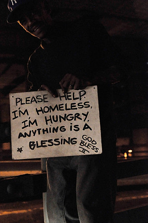 homeless dude on the drive home