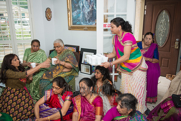 Khyaati and Joshua Ganesh Pooja - The Morar Home - Weatherford TX - 2017