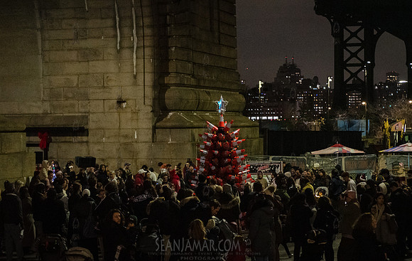 DID Christmas Tree Lighting - Dumbo Archway - NYC - 2024