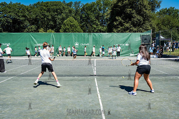 CPF Play - Lacoste Foundation Tennis Clinic - Central Park Tenni