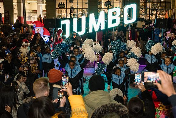 DID Christmas Tree Lighting - Dumbo Archway - NYC - 2024