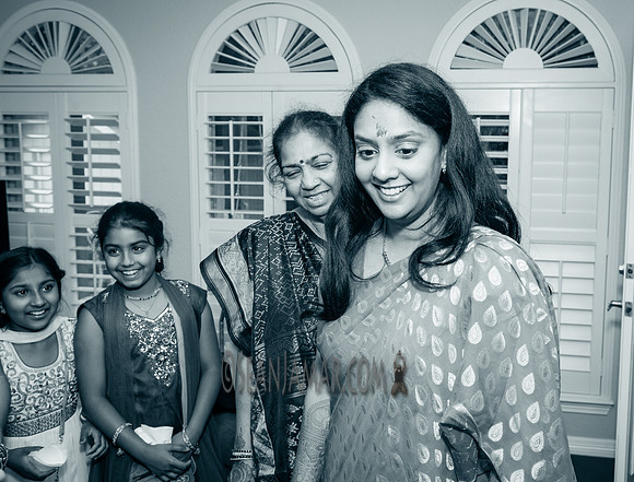 Khyaati and Joshua Ganesh Pooja - The Morar Home - Weatherford TX - 2017