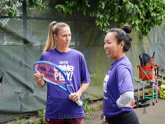 CPF Play - WTA + Morgan Stanley Come To Play Clinic - Cunningham