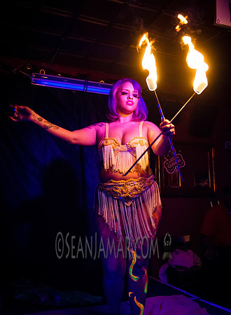 Kita St Cyr - Glow Burlesque - Hells Kitchen Lounge - Newark NJ - March 2017