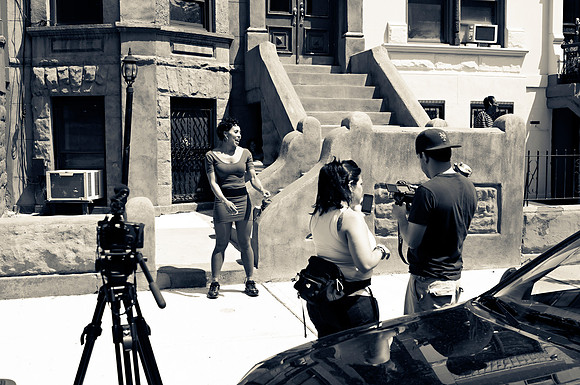 Kyra Little Da Costa Re-creating the Rosie Perez dance scene! Jay Espinal & Jazz (production team)