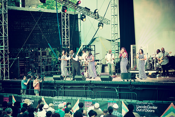 The Jones Family Singers - Damrosch Park Bandshell Lincoln Center - NYC - 2014