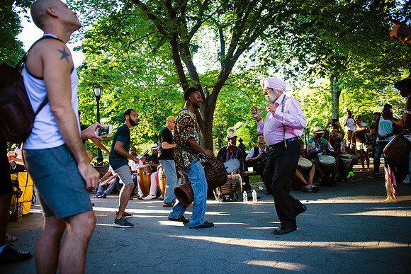 Chaka Chocolate Drum Circle - Central Park - NYC -2015