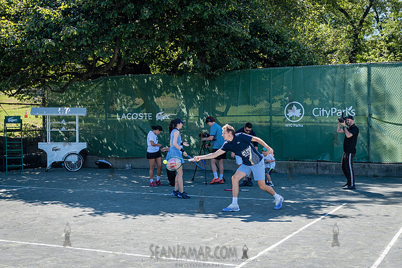 CPF Play - Lacoste Foundation Tennis Clinic - Central Park Tenni