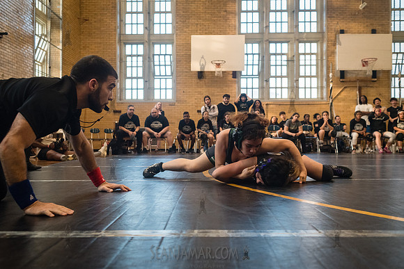 PSAL Girls Team Wrestling Championship - Grover Cleveland HS - N