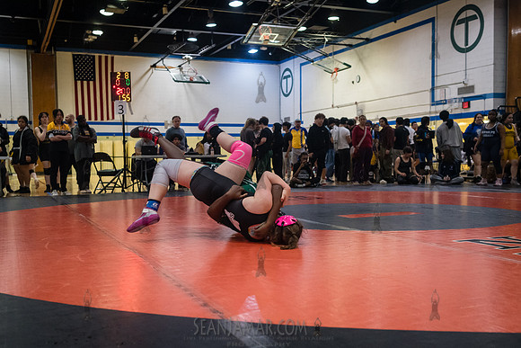 PSAL Girls Individual Championships - Harry S Truman HS - NYC -