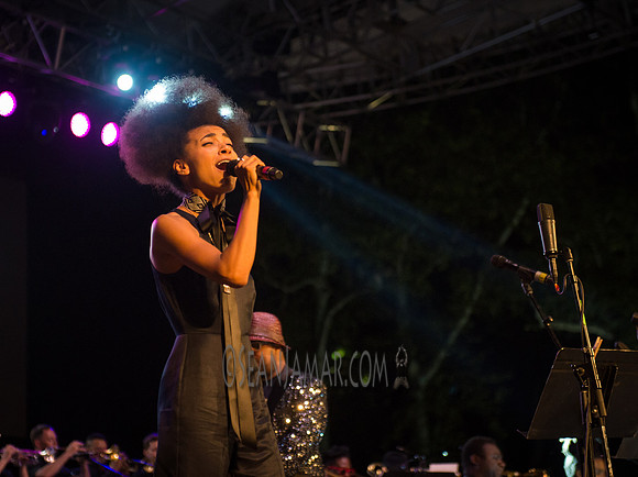 Igmar Thomas & The Revive Band f/ Esperanza Spalding - Rumsey Playfield - Central Park NYC - 2016