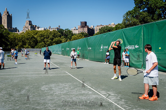 CPF Play - Lacoste Foundation Tennis Clinic - Central Park Tenni