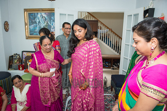 Khyaati and Joshua Ganesh Pooja - The Morar Home - Weatherford TX - 2017