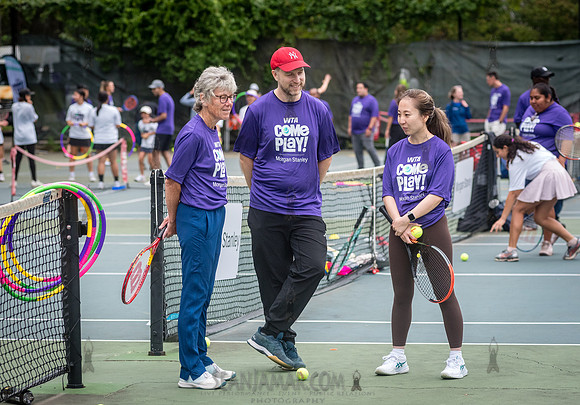 CPF Play - WTA + Morgan Stanley Come To Play Clinic - Cunningham