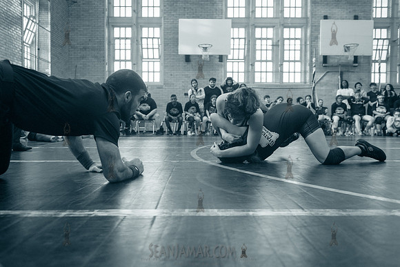 PSAL Girls Team Wrestling Championship - Grover Cleveland HS - N